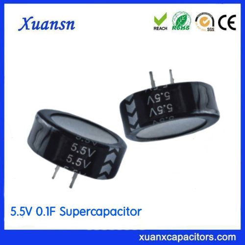 5.5V 0.1F Supercapacitors