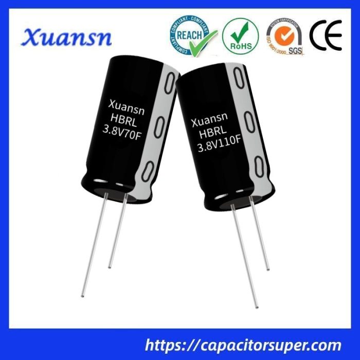 3.8V 110F 70F Lithium ion capacitor