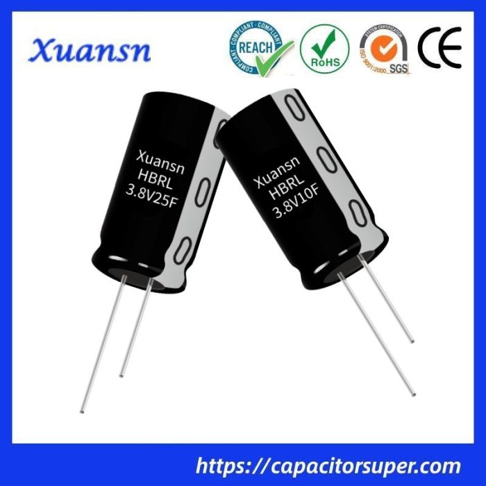 3.8V 25F 10F Lithium ion capacitor