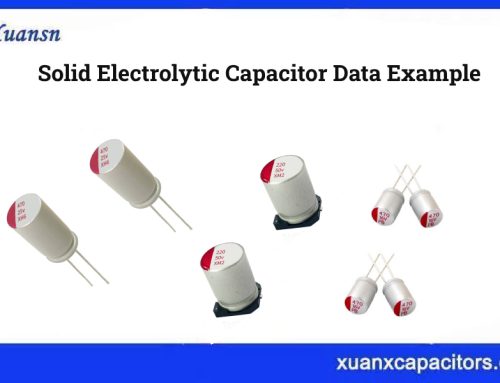 Solid Aluminum Electrolytic Capacitor-Data Example