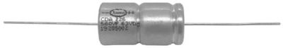 Axial lead aluminum electrolytic capacitor