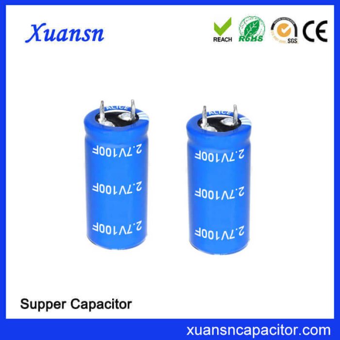 Super Capacitor 2.7V 100F Manufacturing Wholesale