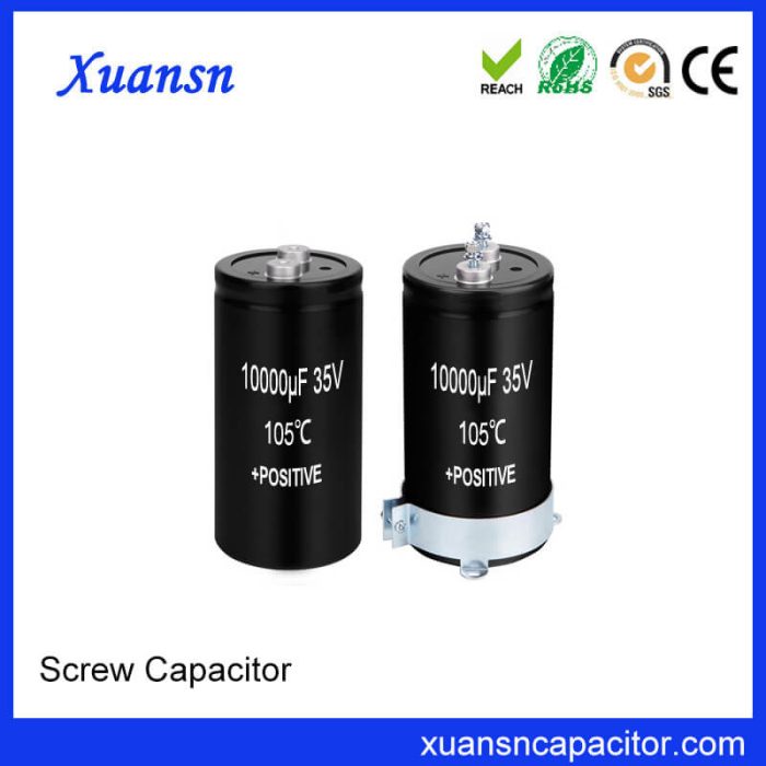 Screw Electrolytic Capacitor 35V 10000uf Factory Supplies