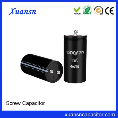 Screw Terminal Capacitor 25V 100000uf Manufacture Wholesale