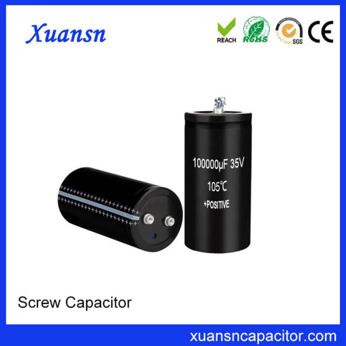 Screw Terminal Capacitor 35V 100000uf Manufacturer