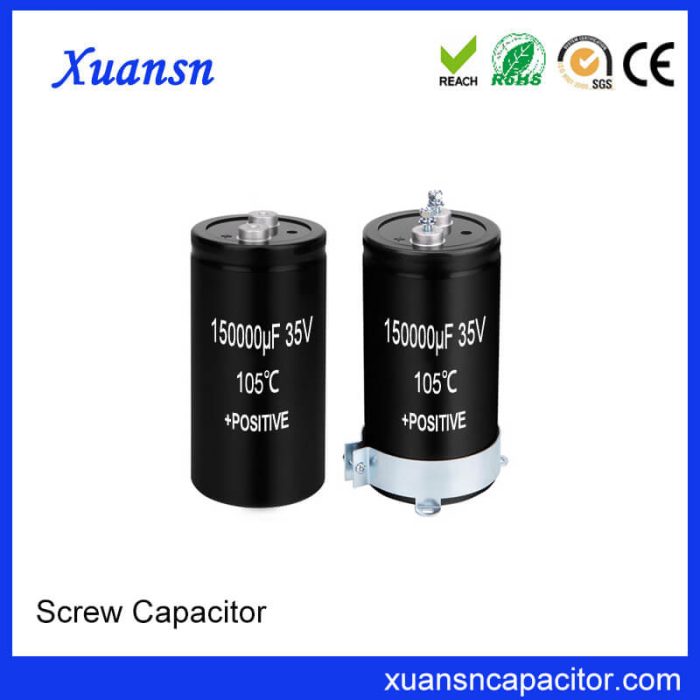 Screw Electrolytic Capacitor 35V 150000uf Manufacturers Wholesale
