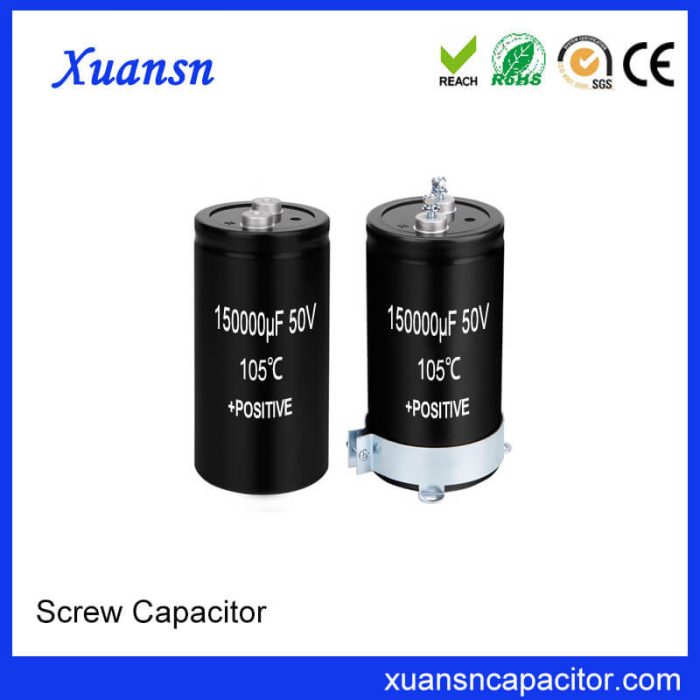 Screw Electrolytic Capacitor 50V 150000uf Manufacturers Factory