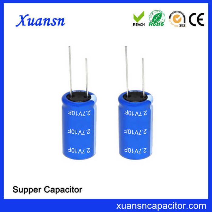 Super Capacitor 2.7V 10F Manufactured Suppliers