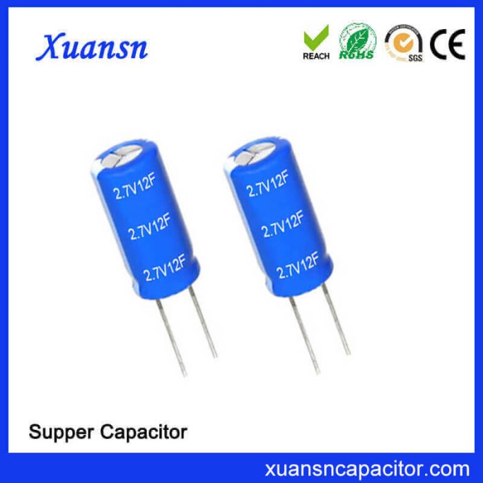 Military Grade Super Capacitor 2.7V 12F Manufacture