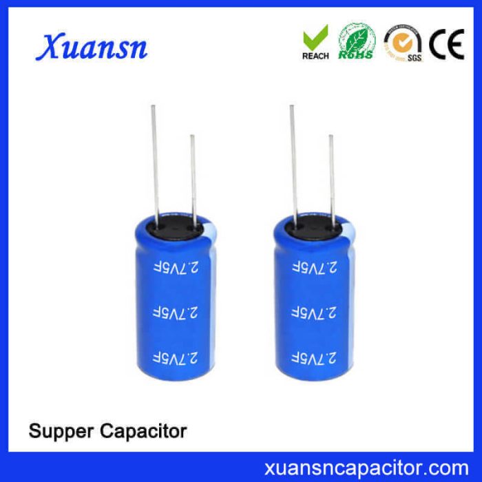 Super Capacitor 2.7V 5F Manufactured Supplier