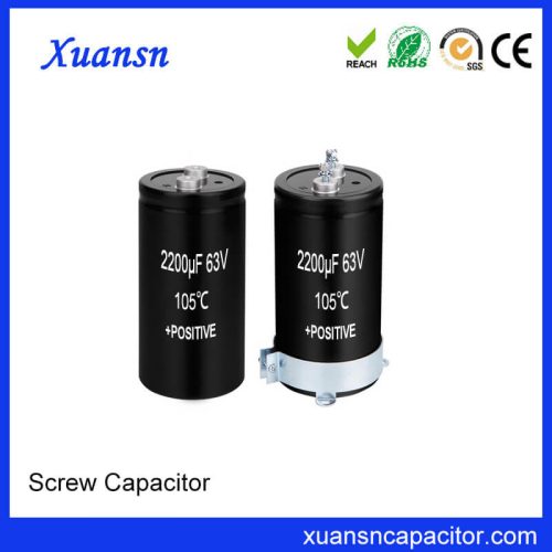 Screw Electrolytic Capacitor 63V 2200uf Wholesale