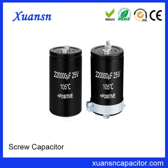 Screw Electrolytic Capacitor 25V 220000uf Manufacturers Company