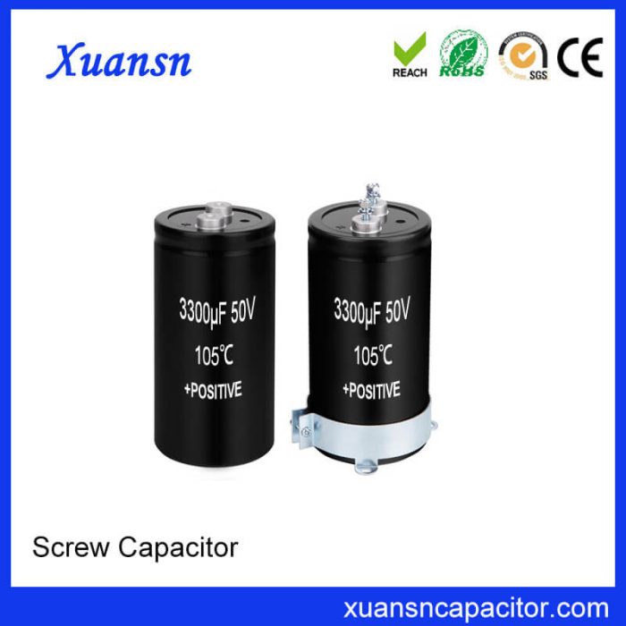 Screw Electrolytic Capacitor 50V 3300uf Supplier