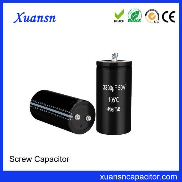 Screw Electrolytic Capacitor 50V 3300uf Manufacturing Company