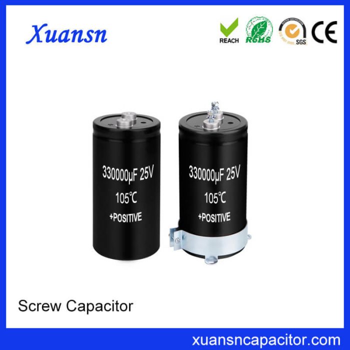Screw Electrolytic Capacitor 25V 330000uf Manufacturing Wholesale