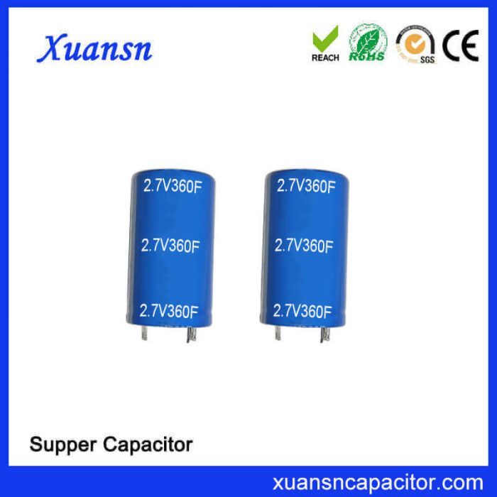 Super Capacitor 2.7V 360F Production Supplier