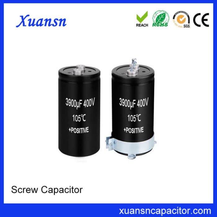 Screw Electrolytic Capacitor 400V 3900uf Manufacturing