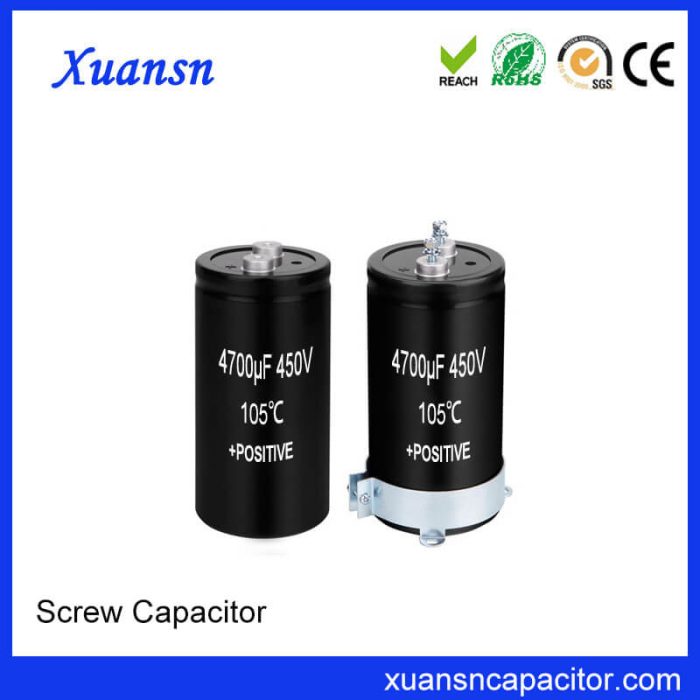 Screw Electrolytic Capacitor 450V 4700uf Manufacture Company