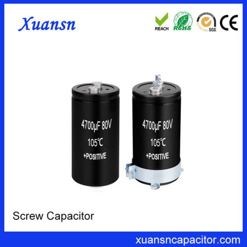 Screw Electrolytic Capacitor 80V 4700uf China Supplier