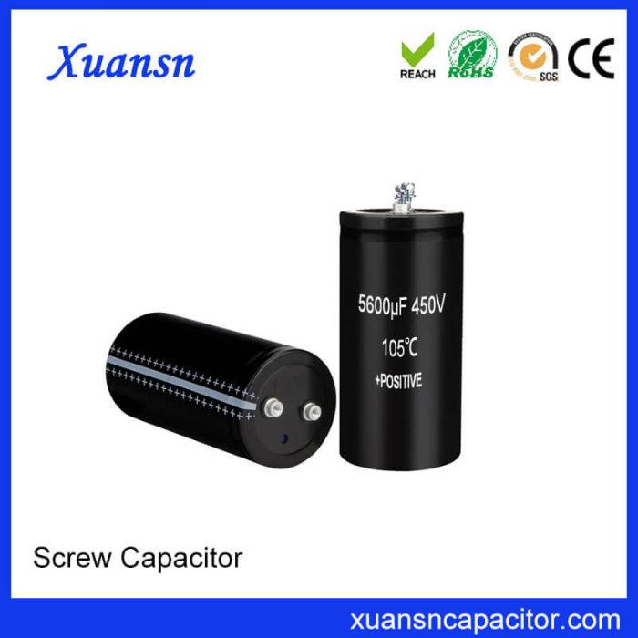 Screw Electrolytic Capacitor 450V 5600uf Hot Selling