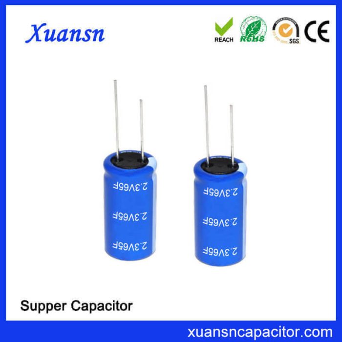 Super Capacitor 2.3V 65F Manufacture Supplier