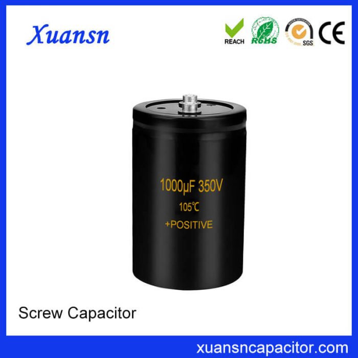 Screw Terminal Capacitor 350V 1000uf China Factory