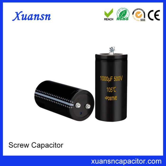 High Quality Screw Electrolytic Capacitor 500V 1000uf
