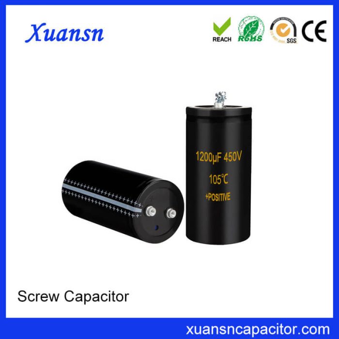 Screw Electrolytic Capacitor 450V 1200uf Manufacturer