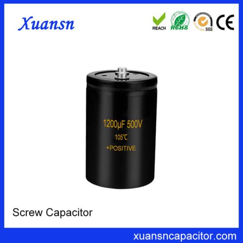 Screw Terminal Capacitor 500V 1200uf Manufacture Enterprise