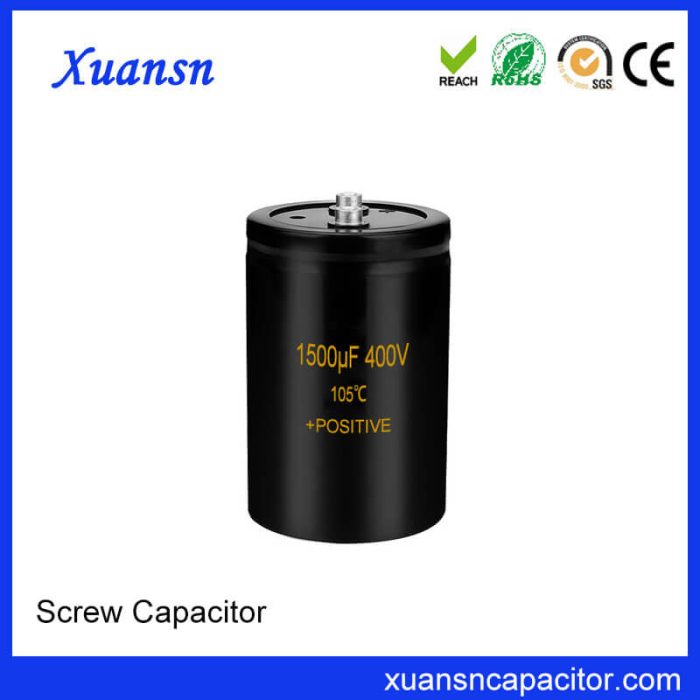 Screw Terminal Capacitor 400V 1500uf Manufacturing Vendor