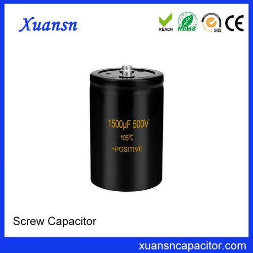 Screw Terminal Capacitor 500V 1500uf Factory Supplies