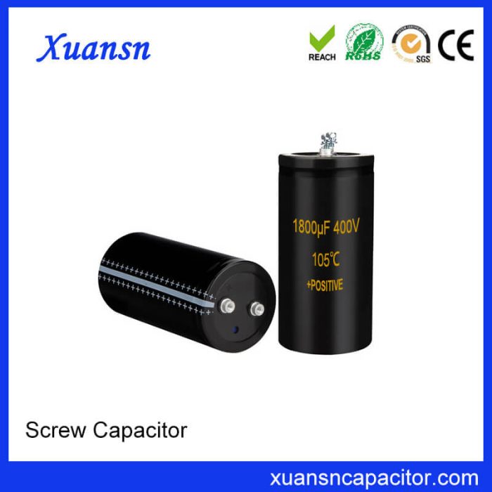 Screw Electrolytic Capacitor 400V 1800uf Supplier