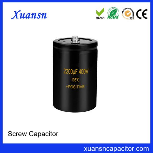 Screw Terminal Capacitor 400V 2200uf Manufacture Wholesale