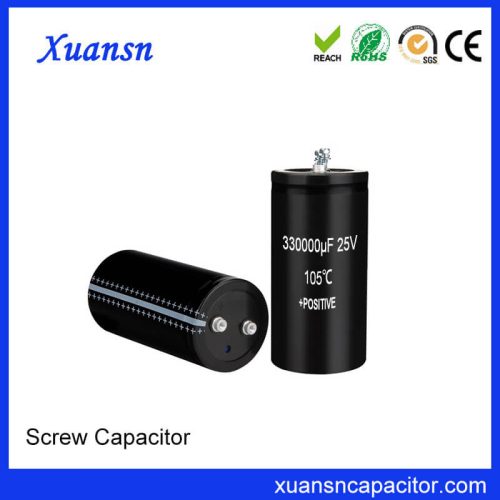 Screw Terminal Capacitor 25V 330000uf Manufacturing