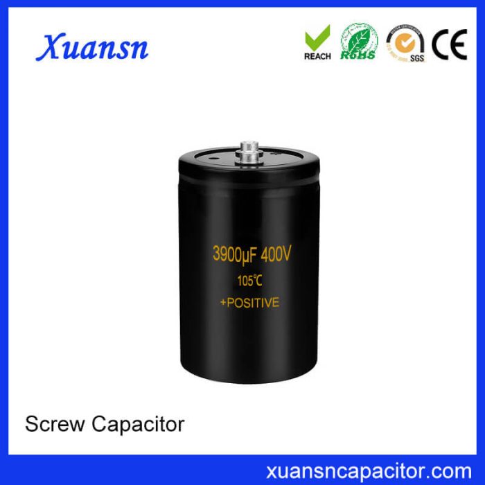 Screw Electrolytic Capacitor 400V 3900uf Manufacturers