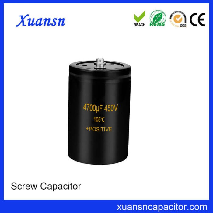 Screw Terminal Capacitor 450V 4700uf Manufacture Suppliers