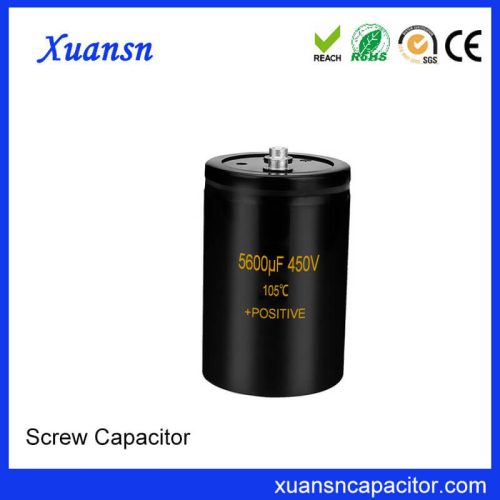 Screw Electrolytic Capacitor 450V 5600uf Manufacturing Supplier