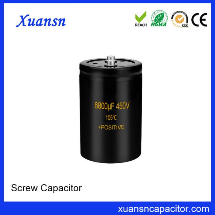 Screw Electrolytic Capacitor 450V 6800uf Manufacture Company