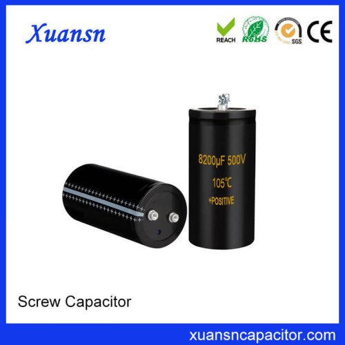 Screw Terminal Capacitor 500V 8200uf Manufacturer Factory