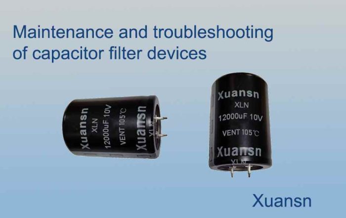 capacitor filter devices