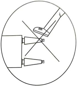 It is strictly forbidden to step on the capacitor casing