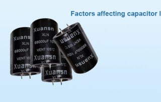 Factors affecting capacitor life